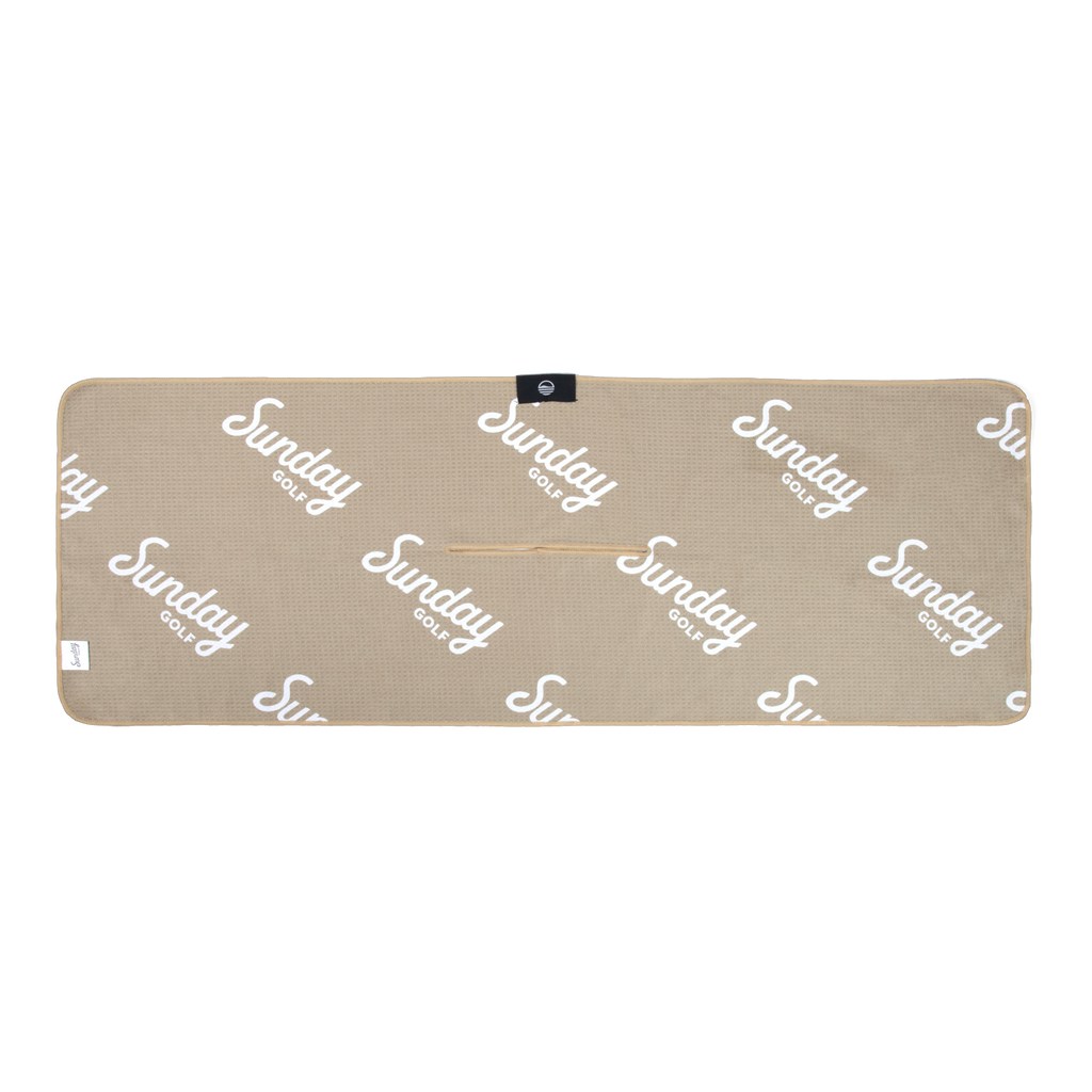 Classic Golf Towel | Toasted Almond